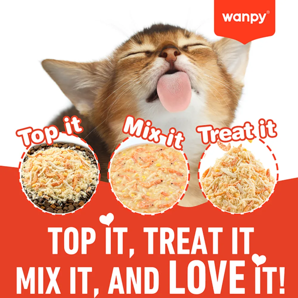 Wanpy Freeze Dried Fluffy Topper Chicken & Cranberry 30gm
