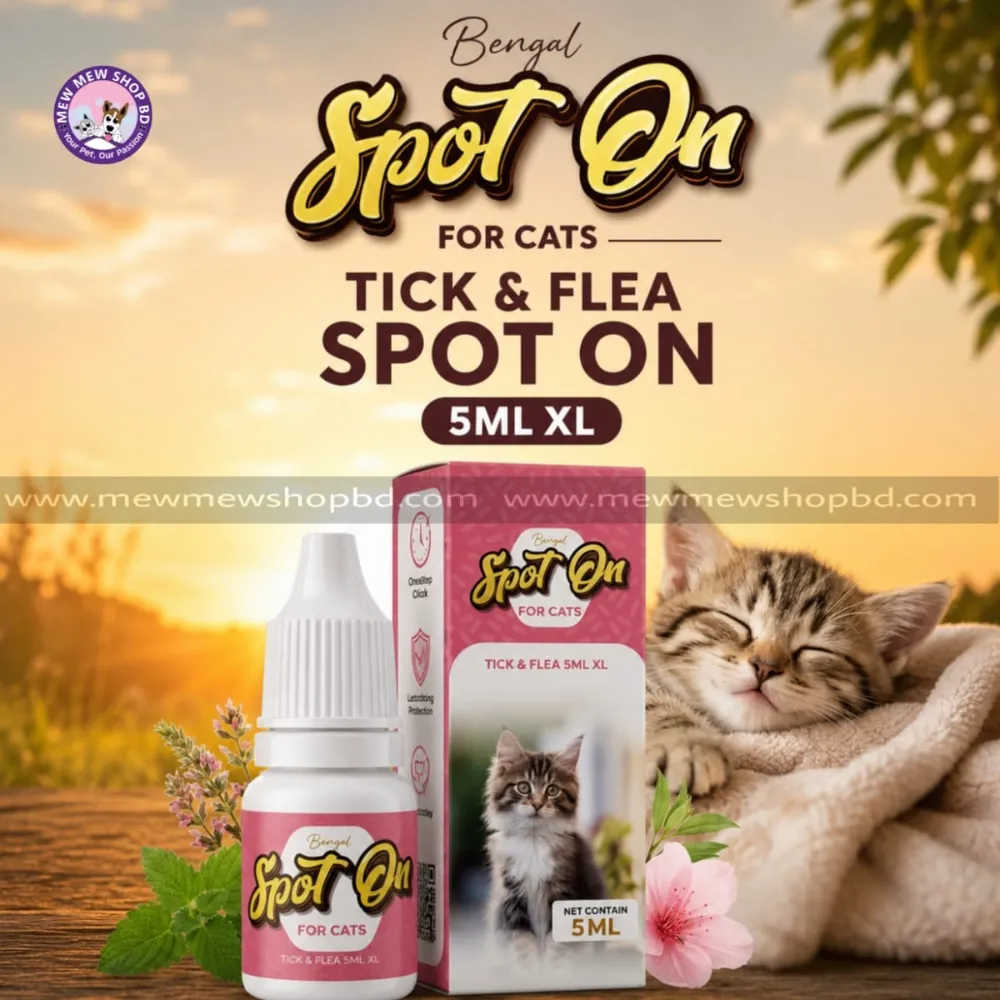 Bengal Tick & Flea Spot on for Cats 5ML XL