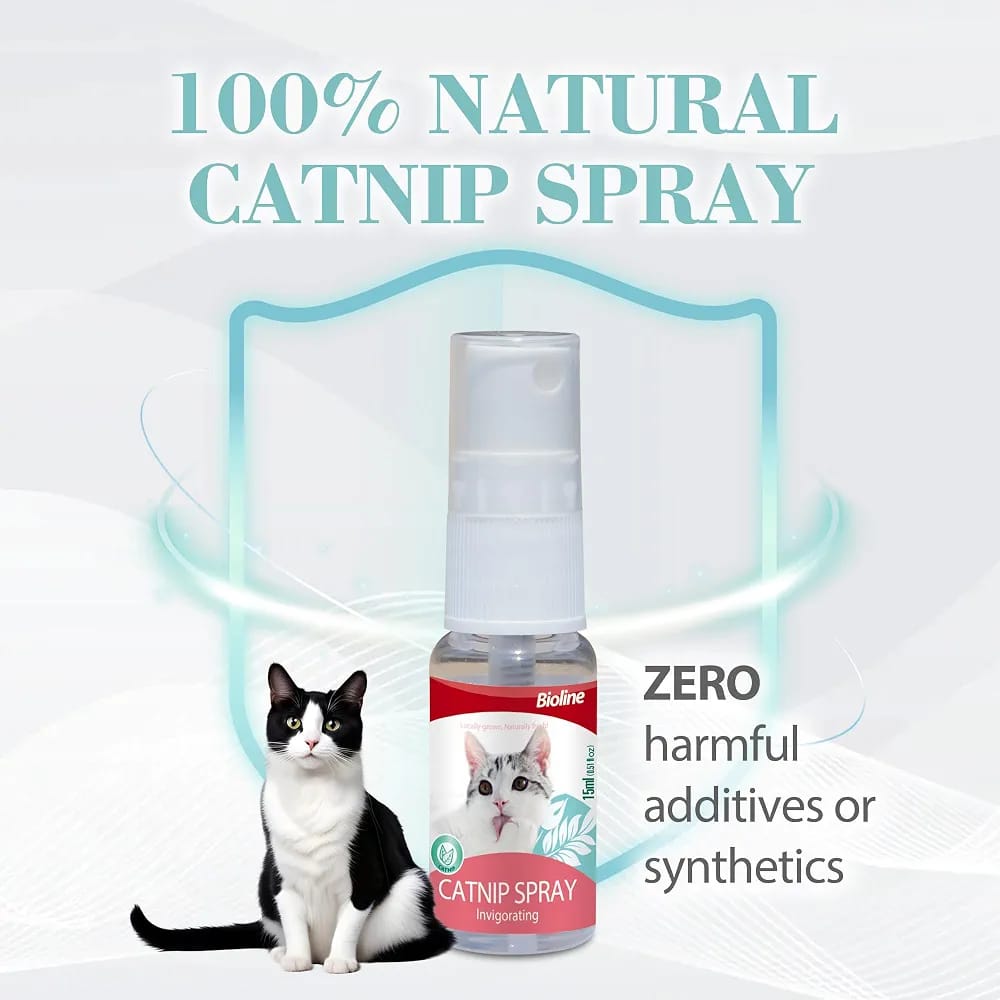 Bioline Catnip Spray for Cats 15ml