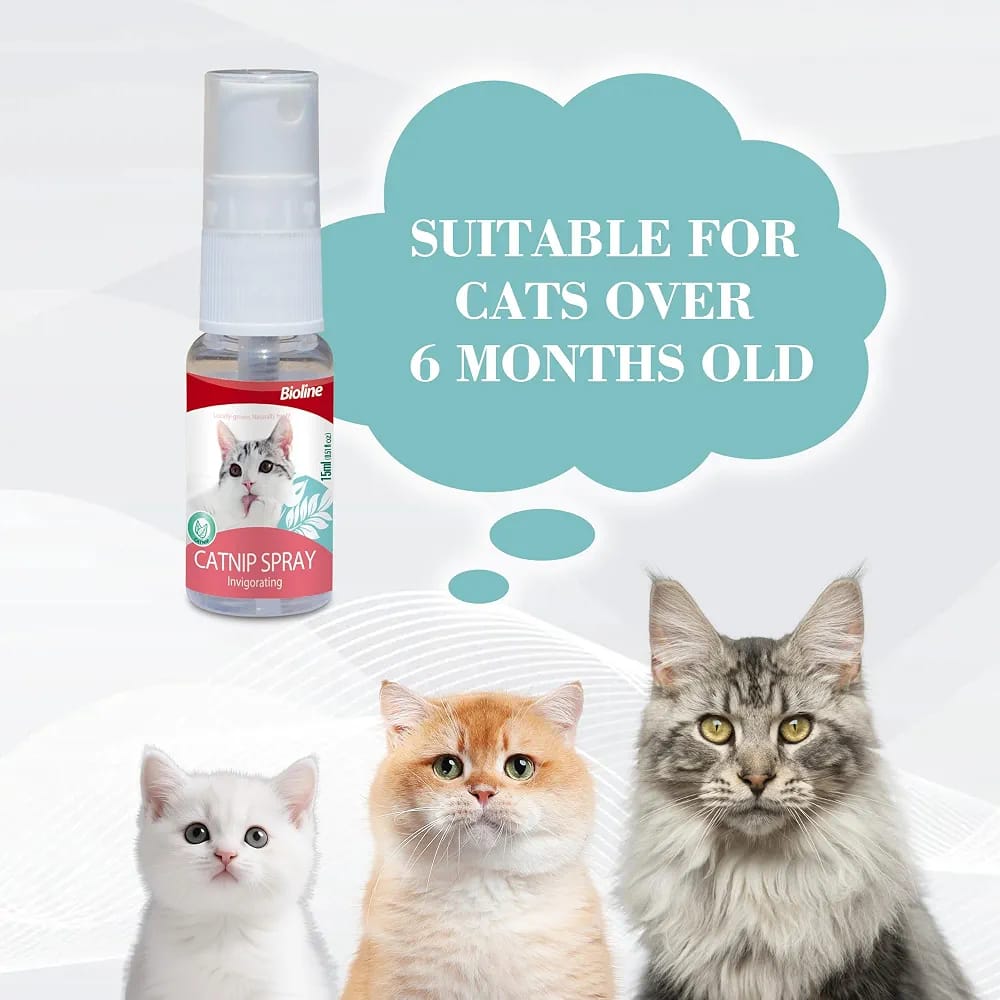 Bioline Catnip Spray for Cats 15ml