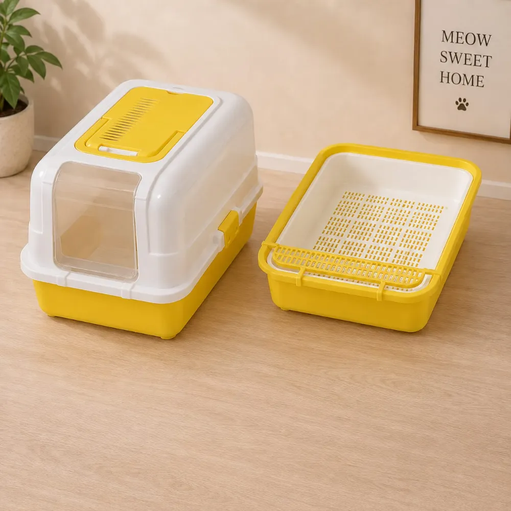Fully Closed Drawer System Cat Litter Box with Proper Ventilation for Pet Cat (Inside Dhaka Only)