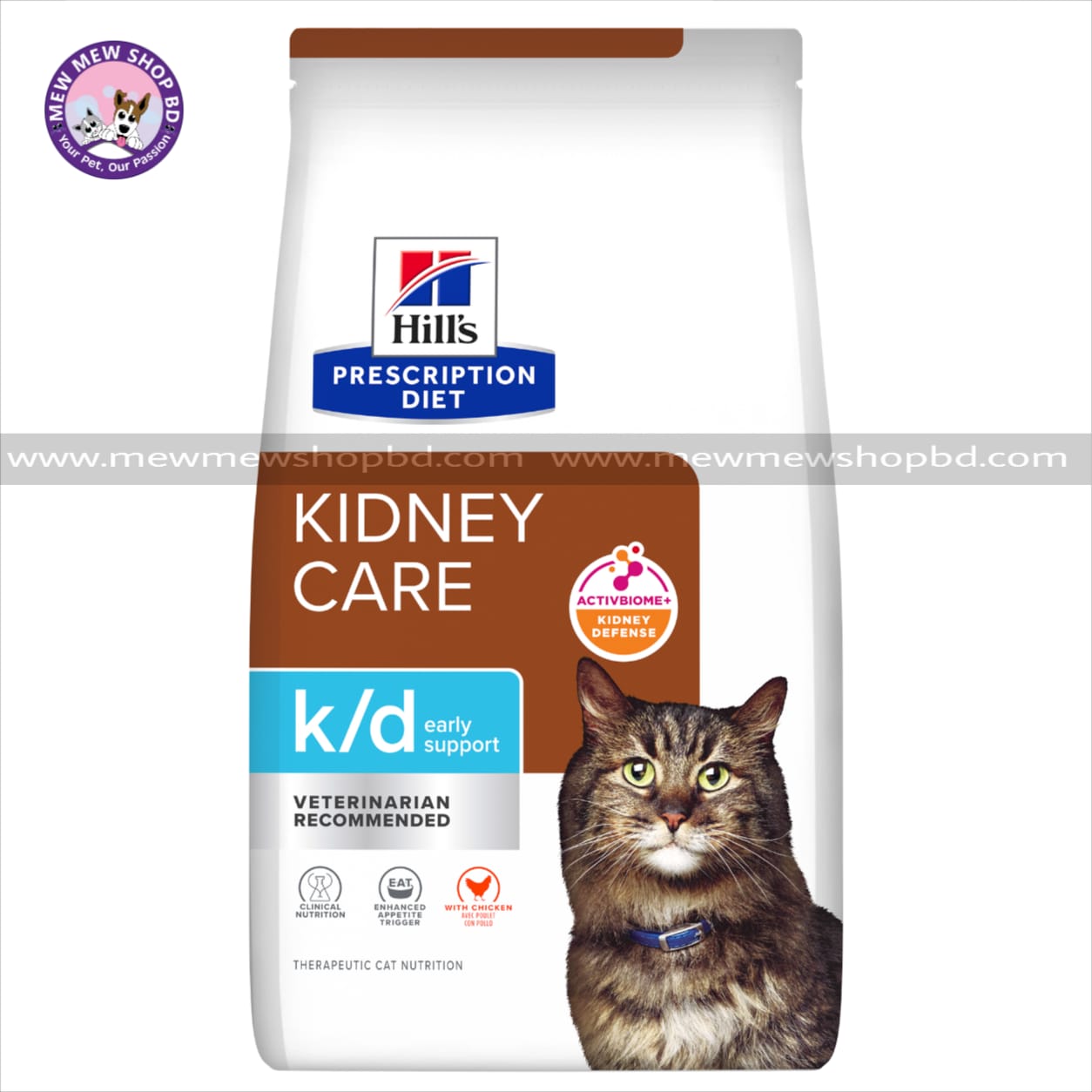 Hill's Prescription Diet Kidney Care k/d Early Support with Chicken Dry Cat Food 1.81kg