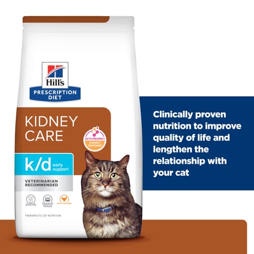 Hill's Prescription Diet Kidney Care k/d Early Support with Chicken Dry Cat Food 1.81kg