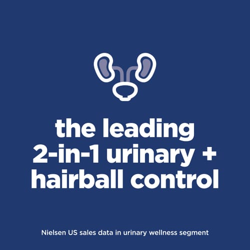 Hill's Science Diet Adult Urinary Hairball Control Chicken & Rice Recipe Dry Cat Food 1.58kg