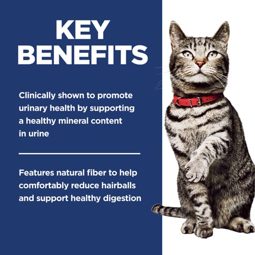 Hill's Science Diet Adult Urinary Hairball Control Chicken & Rice Recipe Dry Cat Food 1.58kg