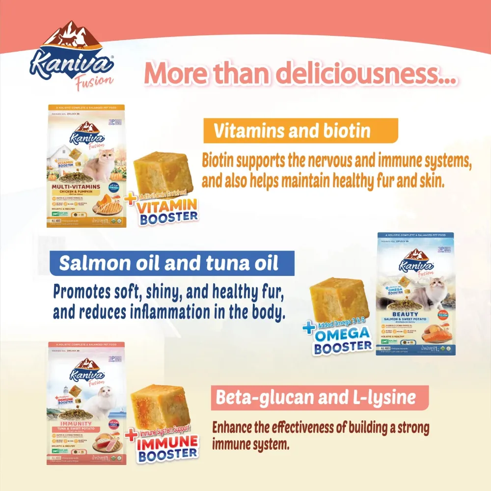 Kaniva Fusion Immunity (Digestive Care) Tuna & Sweet Potato for Adult & kitten