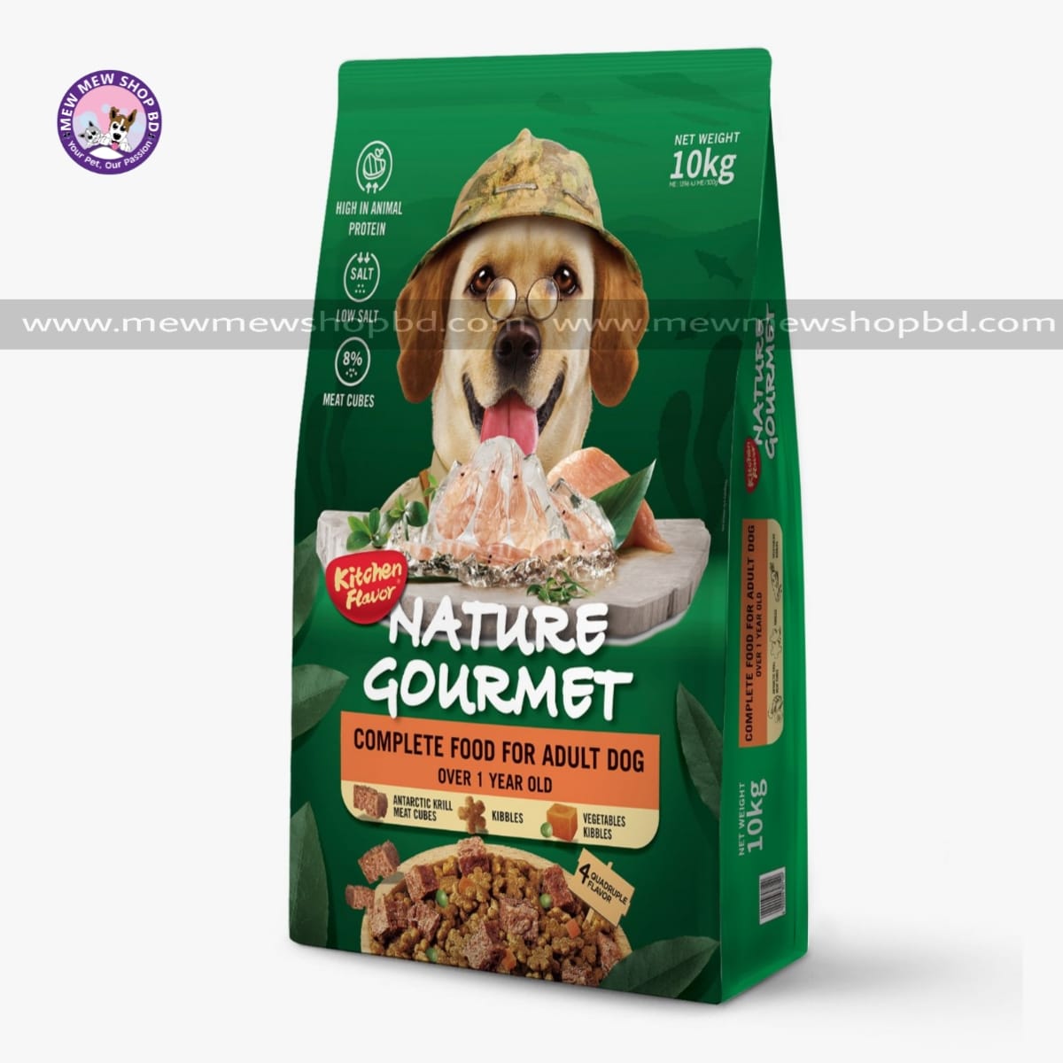 Kitchen Flavor Nature Gourmet Antarctic Krill Complete Food for Adult Dog 10kg