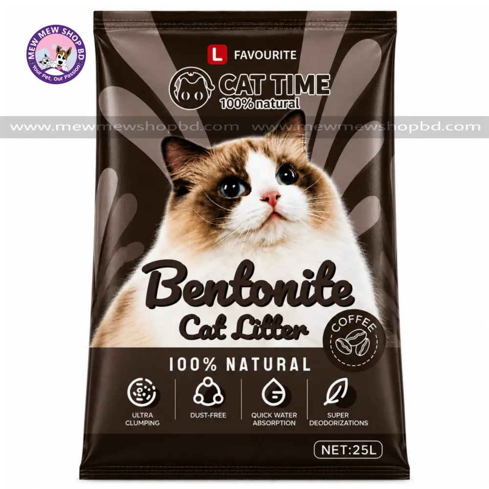 L Favourite Bentonite Cat Litter Coffee Flavor 25L(Outside Dhaka Only)