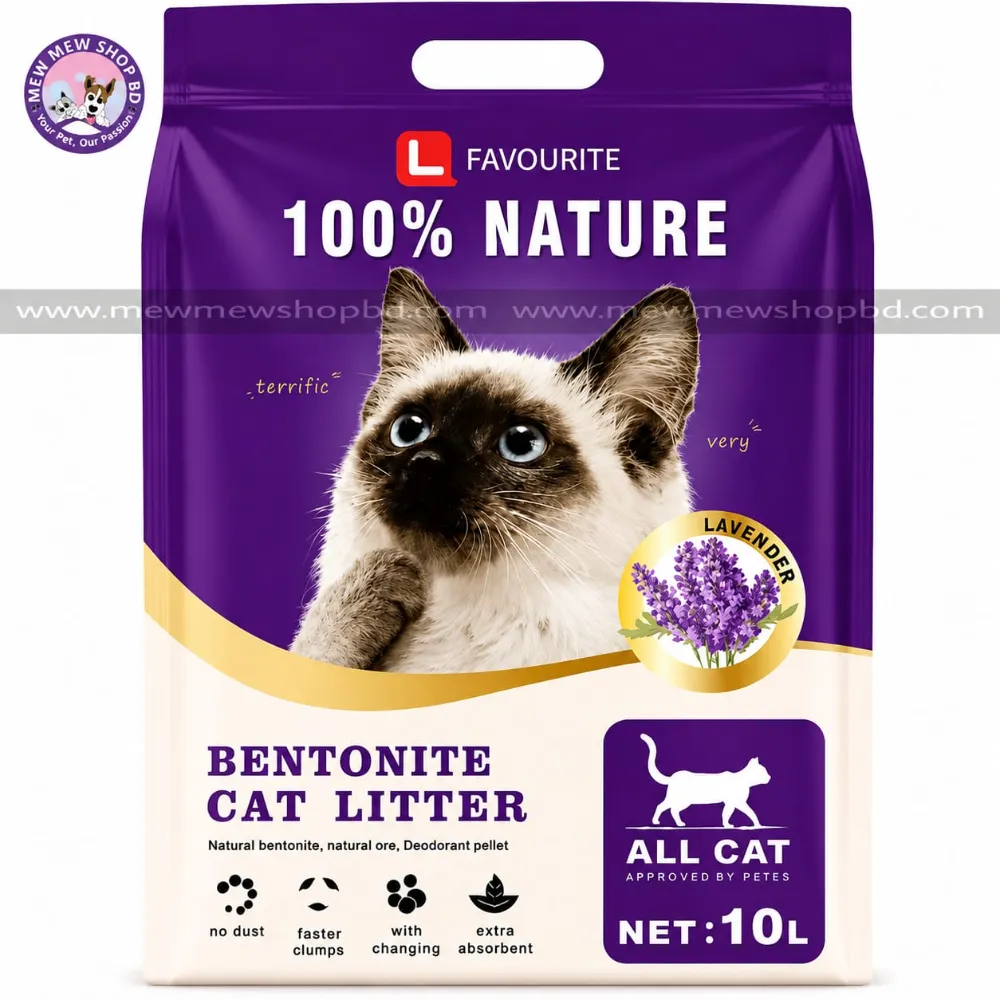 L Favourite Bentonite Cat Litter Lavender Flavor 10L