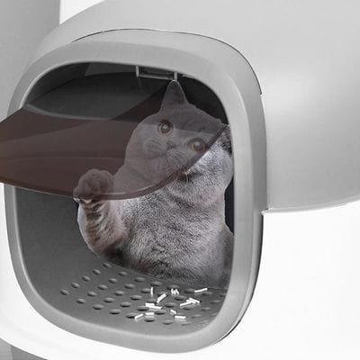 Multifunctional Premium Front Door Closed Litter Box with Scoop with Single Door (Inside Dhaka Only)