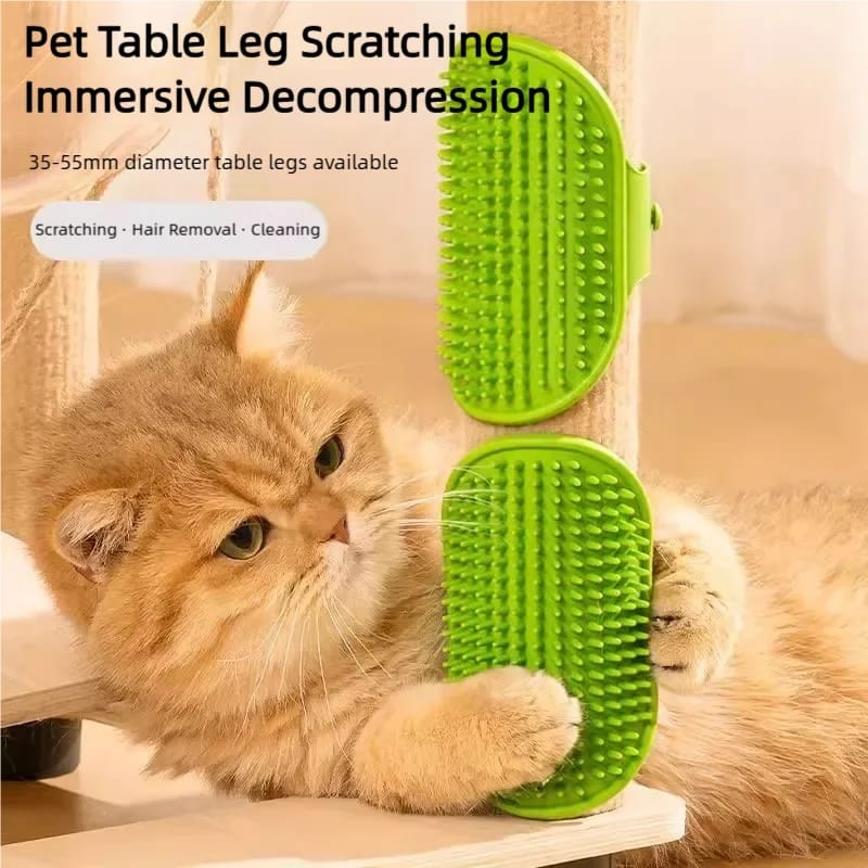 Oval Shape Pet Bath Massage/ Grooming Brush for Cat & Dogs