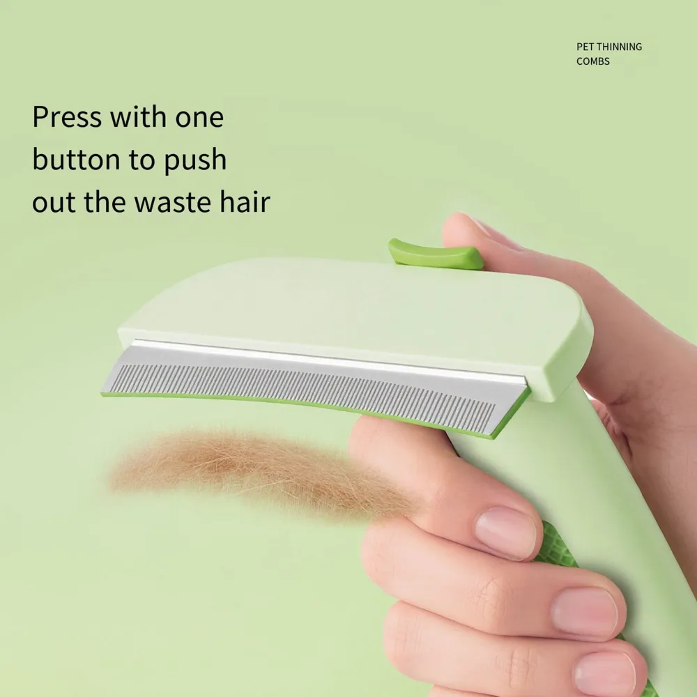 Premium Pet Deshedding & Fur Removal Brush for Cats & Dogs