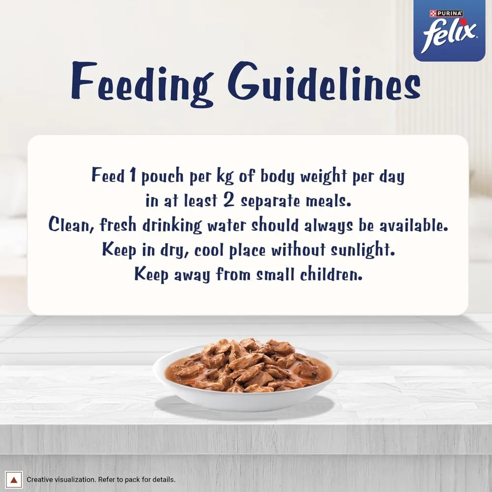 Purina Felix Gravy Lover Pouch with Mackerel in Xtra Gravy for Adult Cat 70g