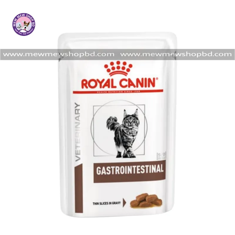 Royal Canin Veterinary Diet Feline Gastrointestinal Moderate Calorie Pouch in Gravy 85g
