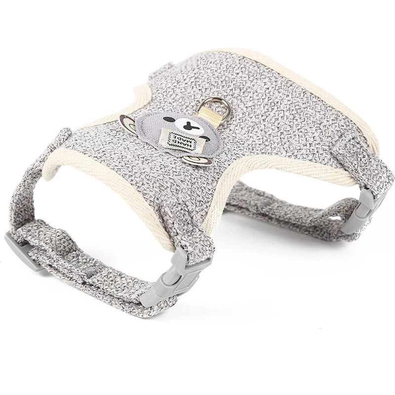 Panda Cartoon Design Vest Harness Body Belt with Leash for Pet Cat & Puppy