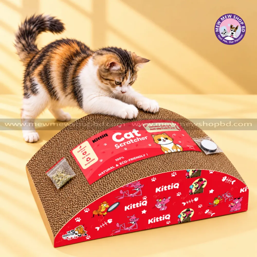 Super Premium Cat Scratcher Board for Cat Scratching & Grinding Nails with Catnip (Mountain Shape)