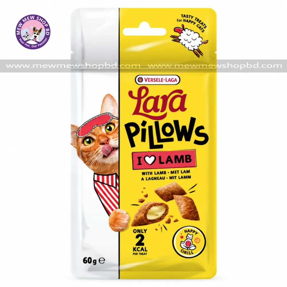 Versele-Laga Lara Pillows Dry Cat Treat Lamb 60gm