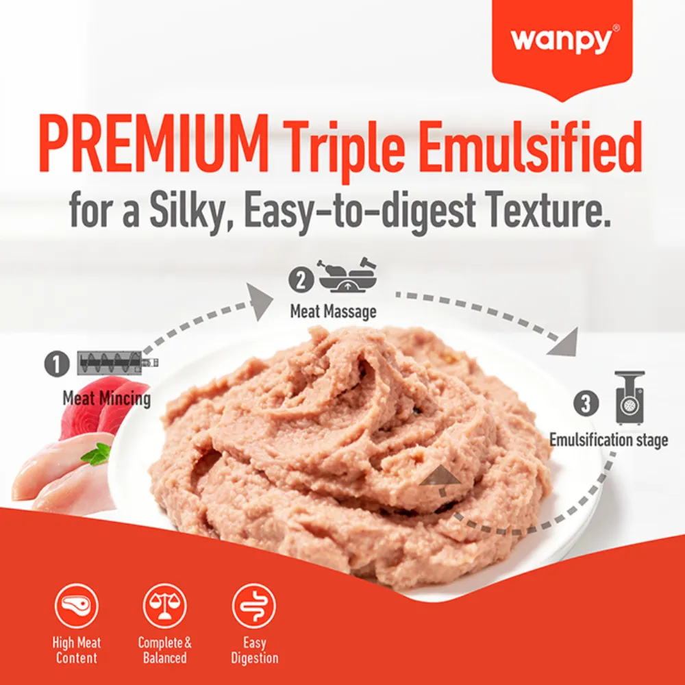 Wanpy Holistic Formulation Lamb All Life Dog Can Food 375g