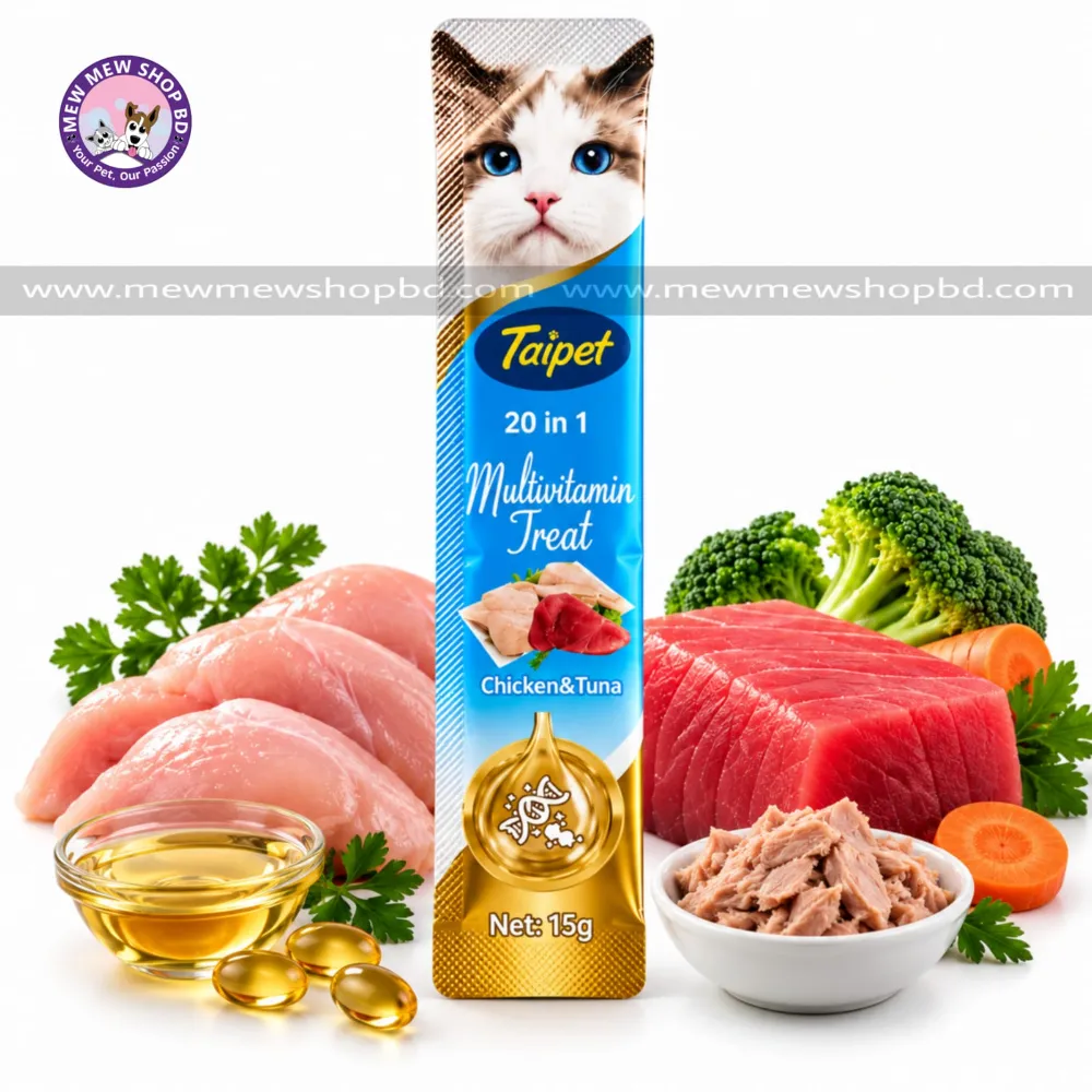 Taipet 20 in 1 Multivitamin Treat Chicken & Tuna 15g 1pcs