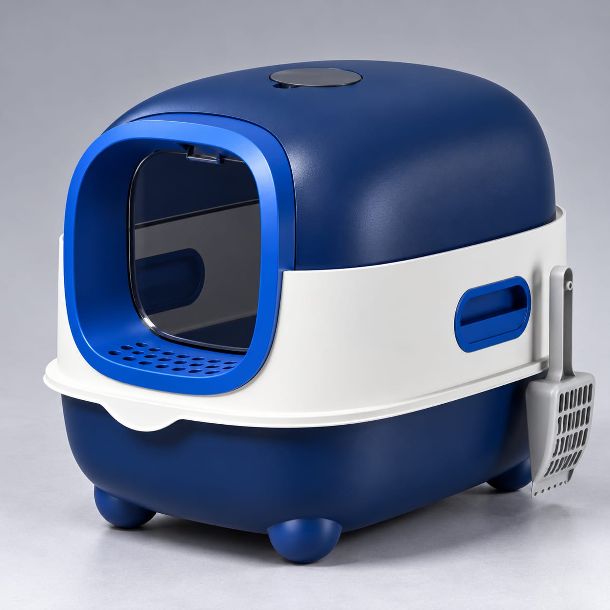 Multifunctional Premium Front Door Closed Litter Box with Scoop with Single Door (Inside Dhaka Only)
