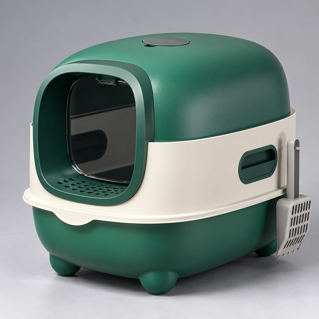 Multifunctional Premium Front Door Closed Litter Box with Scoop with Single Door (Inside Dhaka Only)