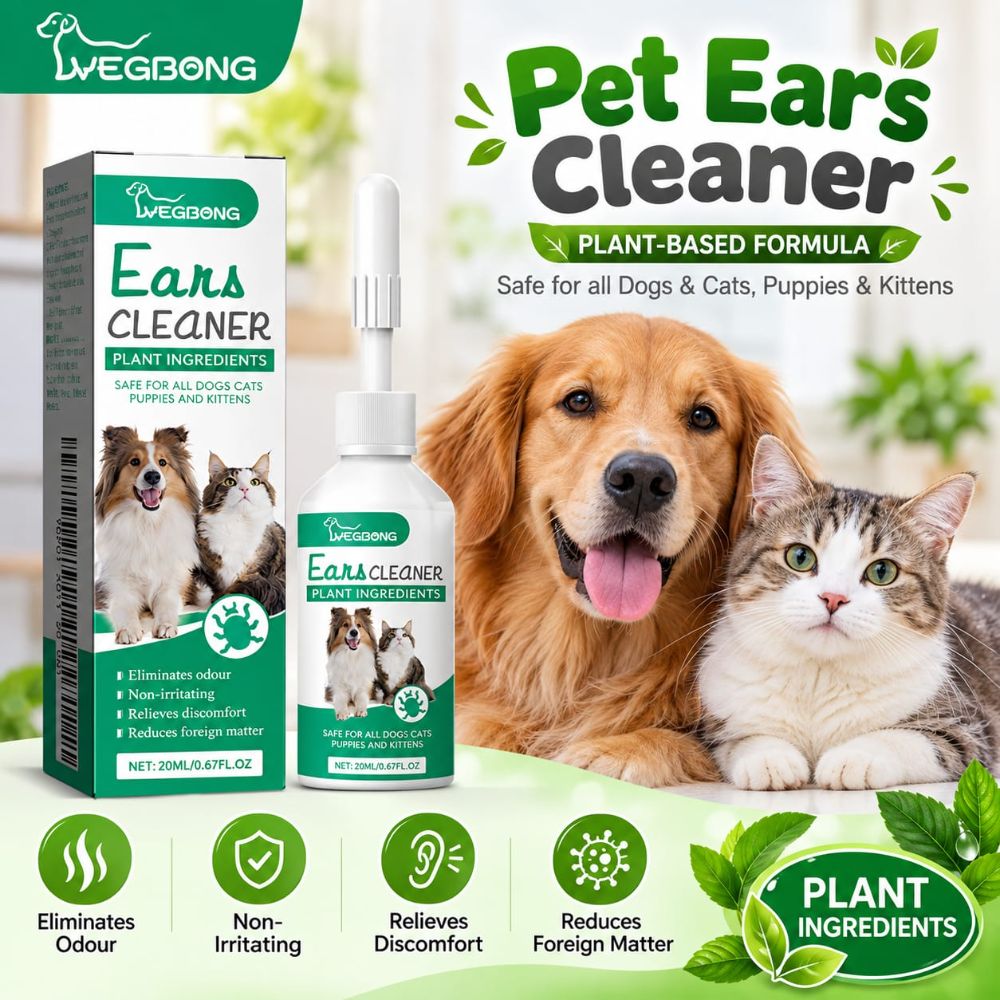 Yegbong Plant-Based Ear Cleaner for Dogs & Cats 20ml