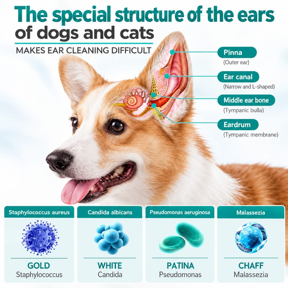 Yegbong Plant-Based Ear Cleaner for Dogs & Cats 20ml