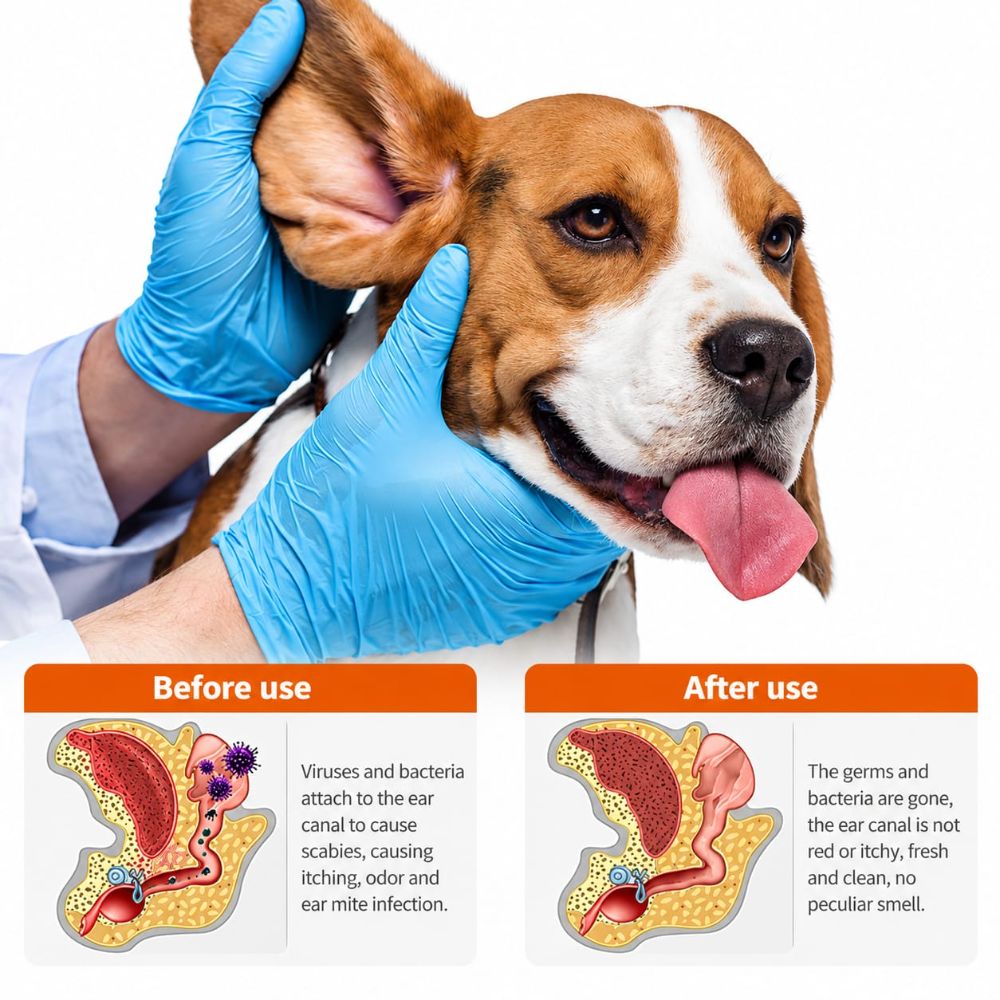 Yegbong Plant-Based Ear Cleaner for Dogs & Cats 20ml