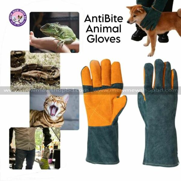 Pet Cat & Animal Handling AntiBite Dog Training ScratchProof Gloves